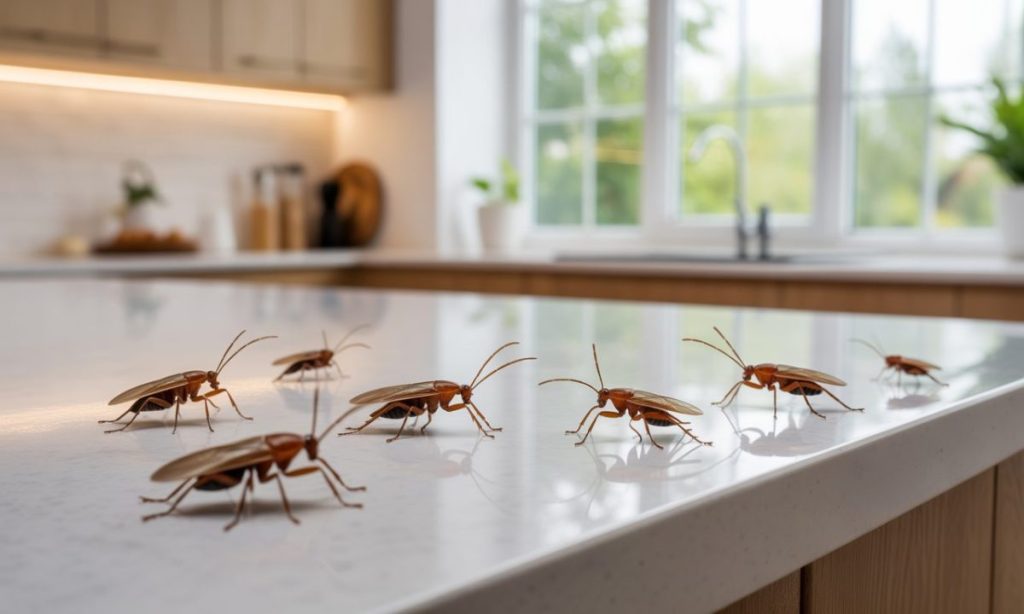 Petit insecte marron dans la maison identification et traitement — free download