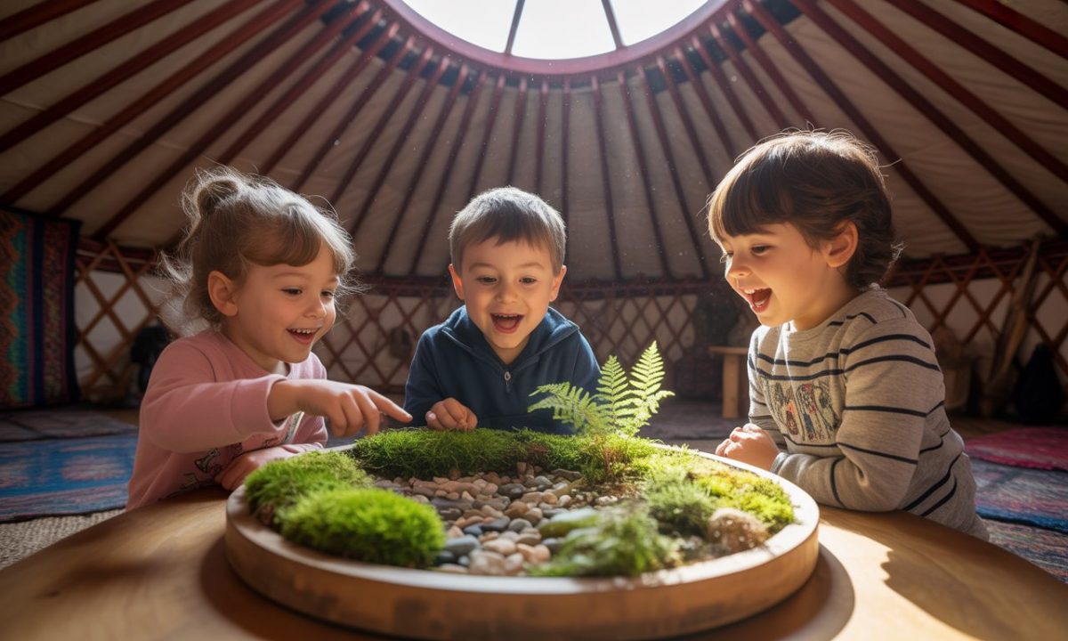 vivez une expérience unique en famille en passant une nuit magique en yourte avec vos enfants. confort, nature et moments inoubliables garantis !