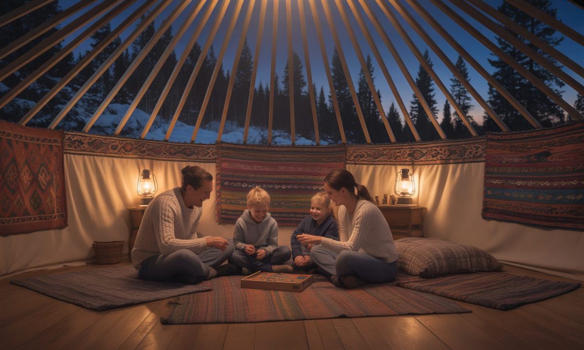 vivez une expérience unique en famille en passant une nuit en yourte, un hébergement insolite et convivial idéal pour partager des moments magiques avec vos enfants.